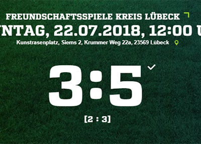 Testspiel TSV Siems II - Türkischer SV Lübeck