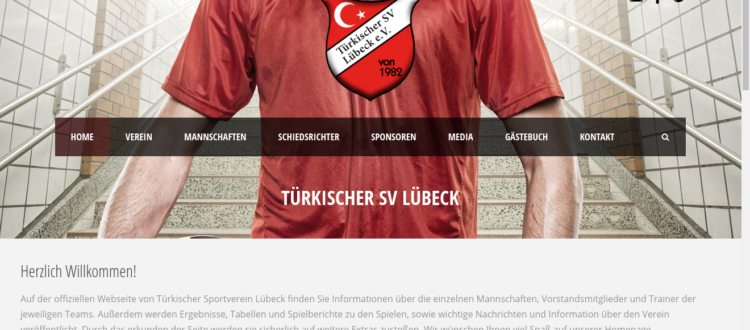 Neue Website des Türkischer SV Lübeck