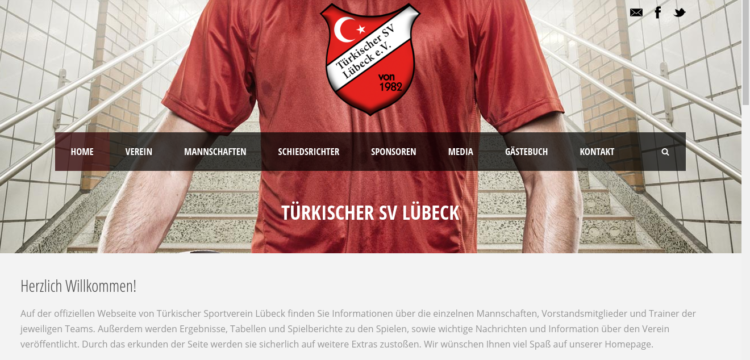 Neue Website des Türkischer SV Lübeck